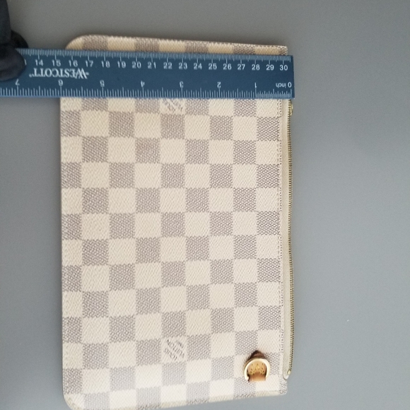 LOUIS VUITTON Neverfull Pouch GM Damier Print - Picture 7 of 16